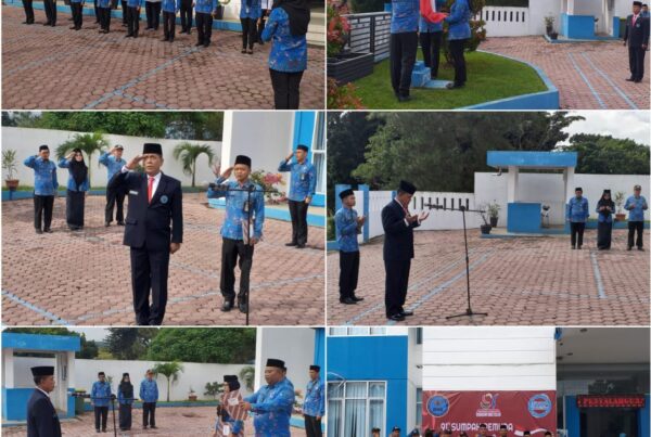 Upacara Bendera Memperingati Hari Pahlawan yang ke 91 Tahun 2019 di Halaman Kantor BNN Kabupaten Mandailing Natal