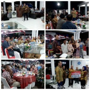Kepala BNNK Mandailing Natal menghadiri Kunjungan Kerja Kepala BNPB Pusat Letnan Jendral TNI Doni Mornado, di Sopo Godang Rumah Dinas Bupati Kab. Madina