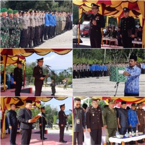 Mengikuti Upacara Kesaktian Pancasila 01 Oktober 2019 di Kabupaten Mandailing Natal