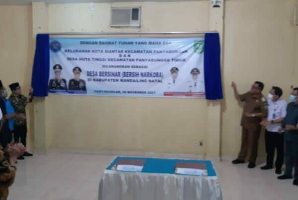 BNNK Madina Canangkan Kota Siantar Dan Huta Tinggi Menjadi Desa Bersinar