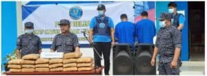 BNNK Mandailing Natal Gagalkan Pengiriman 22 Kilogram Ganja Kering