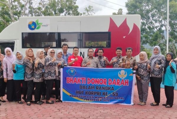 BNNK Madina Donor Darah di HUT Korpri ke 53