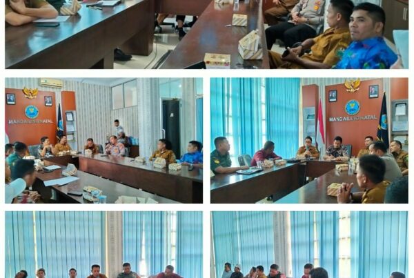BNNK Madina Gelar Rakor Dengan Instansi Lintas Sektor